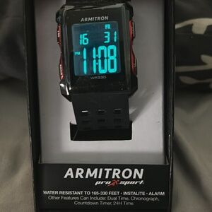 Armitron Men's Square Digital Wristwatch